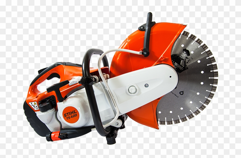 Stihl Ts 420 Gas Cutoff Saw - Concrete Cutting Machine Png Clipart