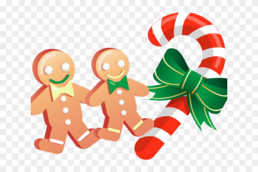 Candy Clipart Gingerbread Man - Christmas - Png Download