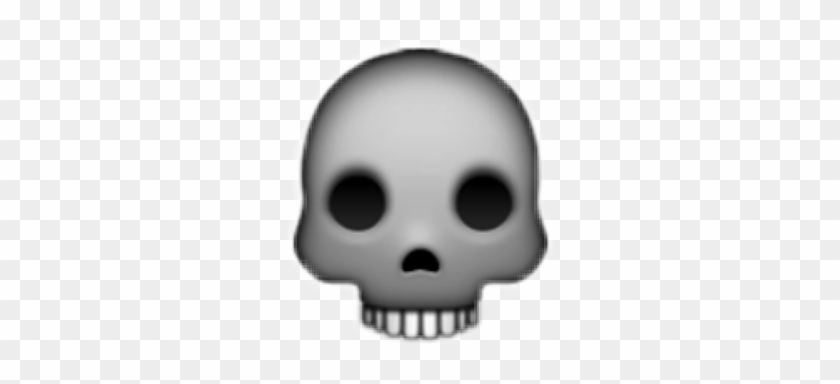 #skull #skullemoji #emoji #skeleton #scary #spooky - Skull And Crossbones Emoji Png Clipart