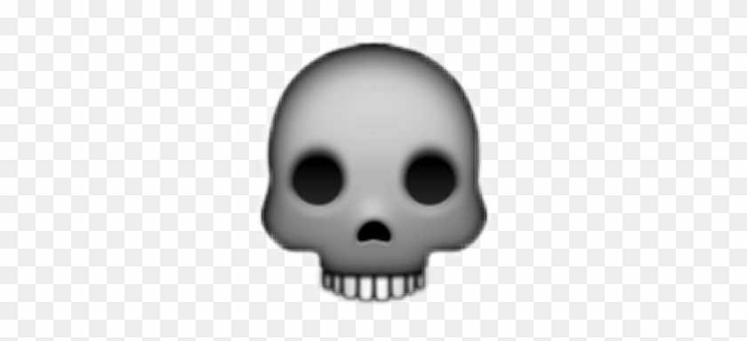 #skull #skullemoji #emoji #skeleton #scary #spooky - Skull And Crossbones Emoji Png Clipart #2914741
