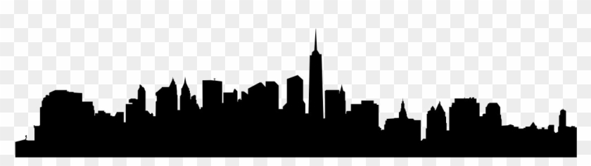New York City - City Buildings Silhouette Png Clipart #2915298