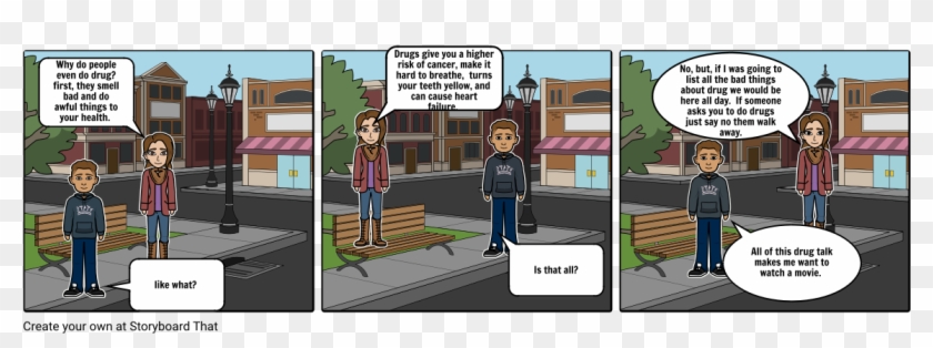 Drug Are Bad - Comics Clipart