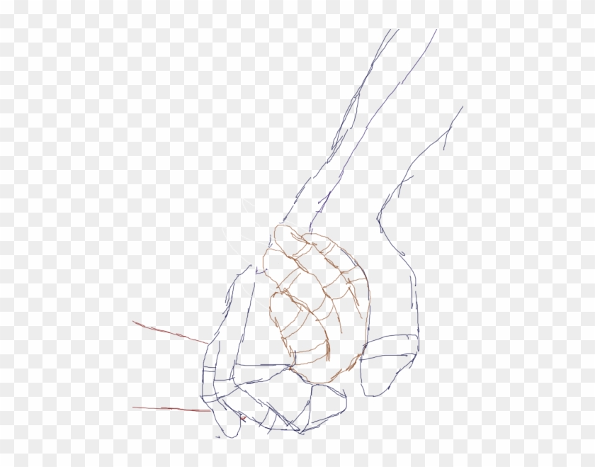 Holding Hands Drawing Png - Sketch Clipart