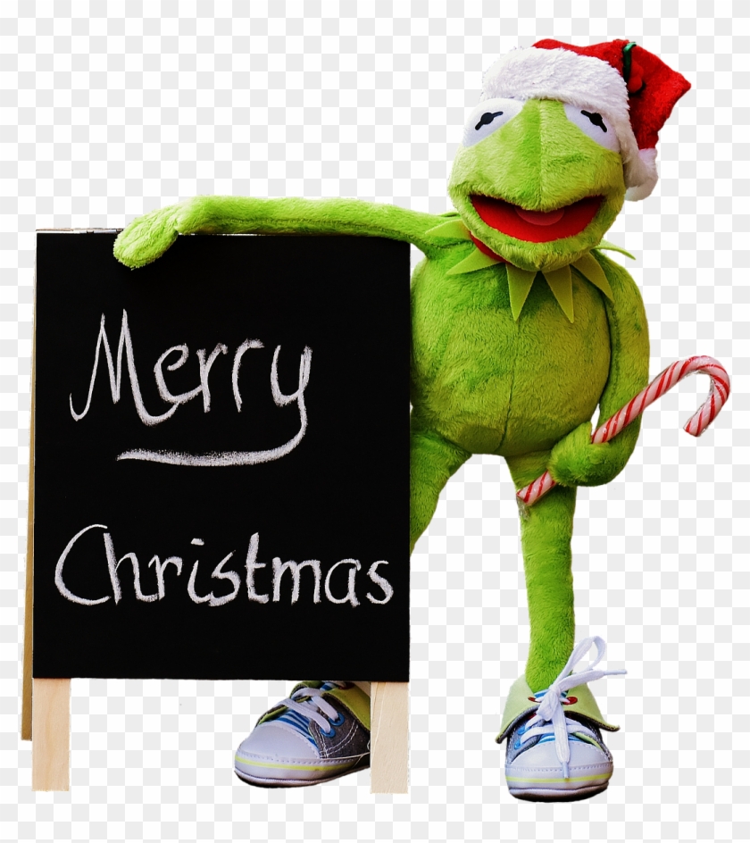 Kermit Frog Isolated Christmas Png Image - Kermit Christmas Png Clipart #2916503