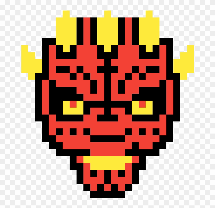 Darth Maul - Star Wars Pixel Art Clipart