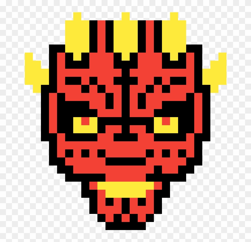 Darth Maul Star Wars Pixel Art Clipart 2917362 Pikpng