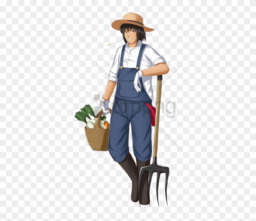 Free Png Farmer Png Png Image With Transparent Background - Anime Farmer Png Clipart #2917412