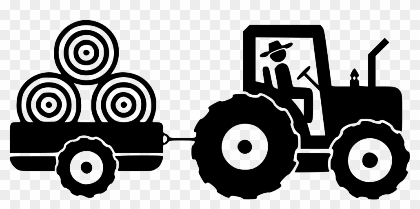 Farm Farmer Farming Transport Tractor Svg Png Icon - Tractor Farming Icon Png Clipart