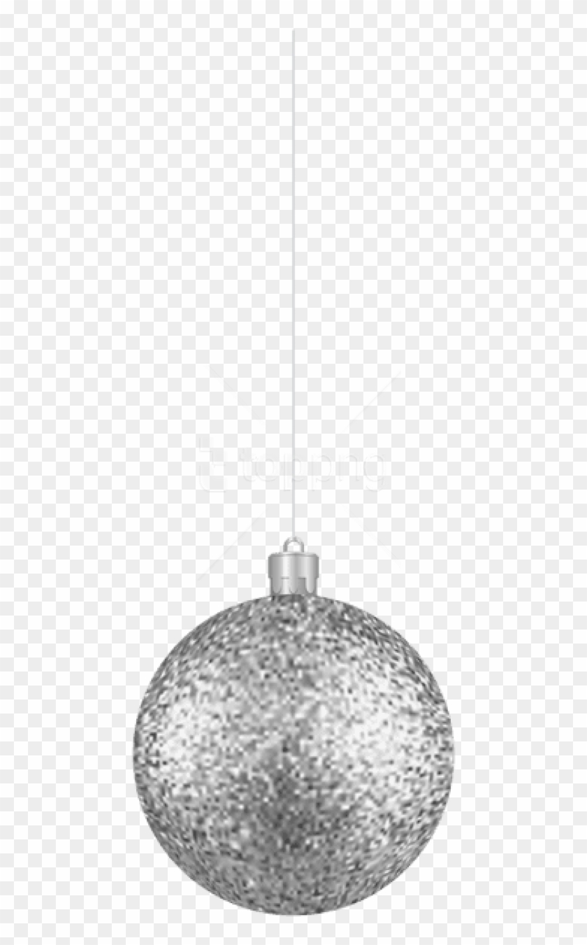 Free Png Silver Christmas Ball Png - Lampshade Clipart #2917638