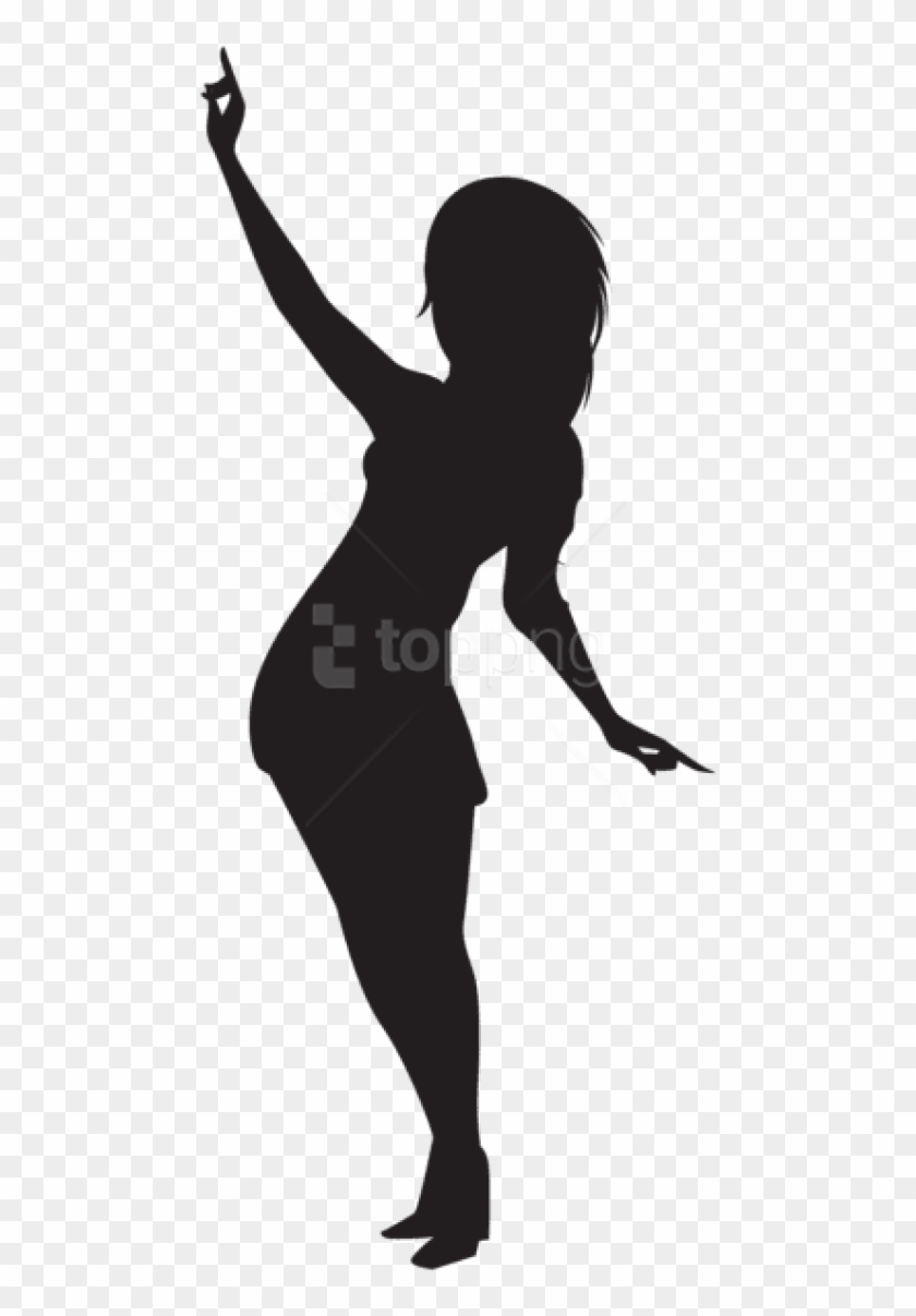 Free Png Dancing Girl Silhouette Png Png - Dancing Girl Silhouette Png Clipart #2918111