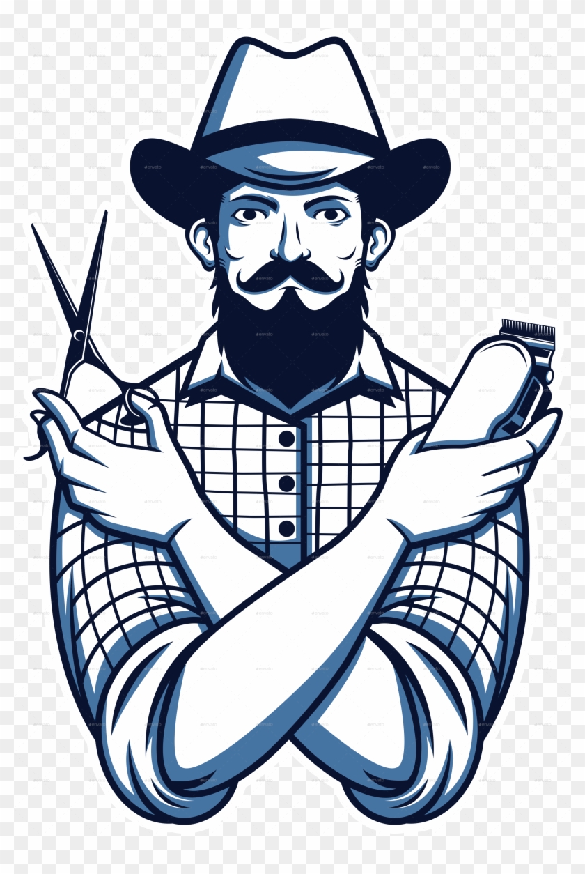 Barber Shop Vector Png Clipart #2918556