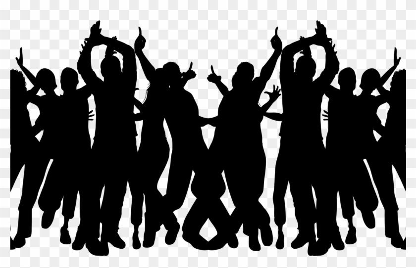 Party People Silhouette Png Clipart #2918738
