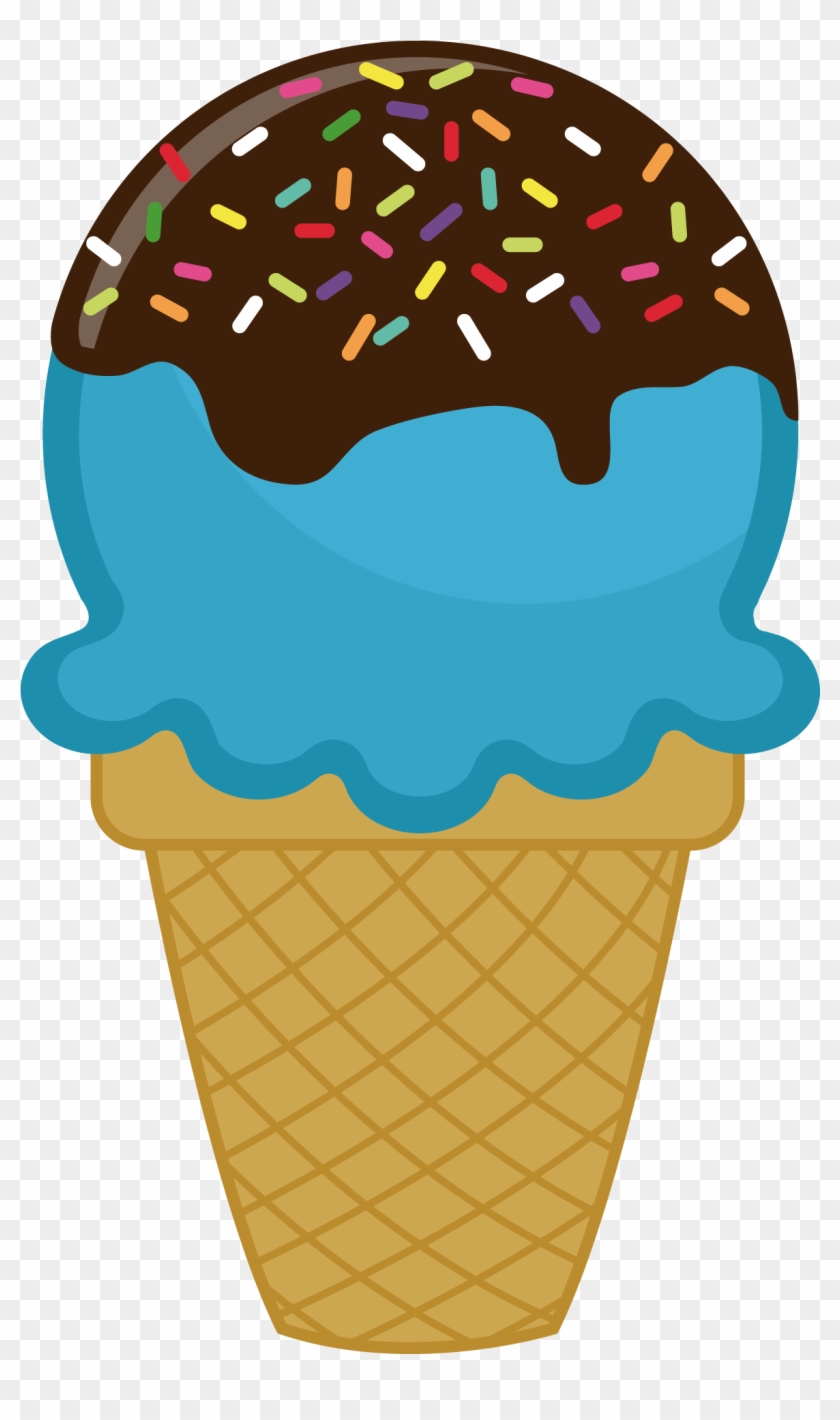 Popsicle Clipart Watercolor - Ice Cream Sprinkles Clipart - Png Download #2918842