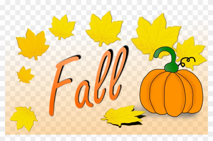 Pumpkin Fall Leaves - Pumpkin Clipart #2918887