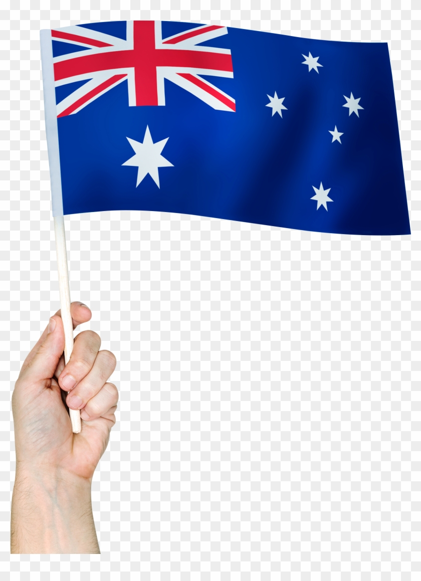 American And Australian Flags Clipart