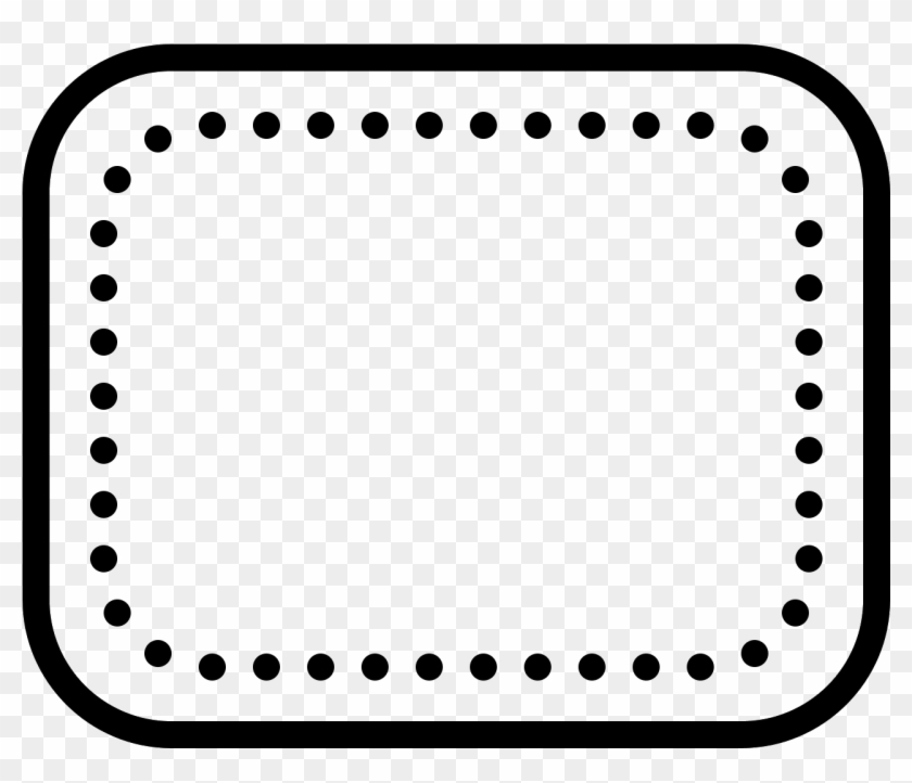 Rounded Rectangle Stroked Icon - Icon Clipart #2919453