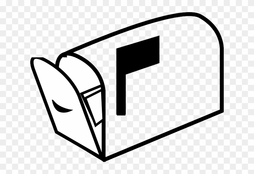 Postbox Png - Mailbox Clipart Black And White Transparent Png #2919456