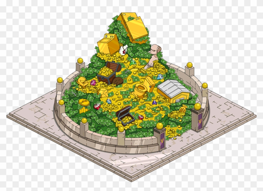 Tapped Out Money Mountain 4 - Illustration Clipart #2919499