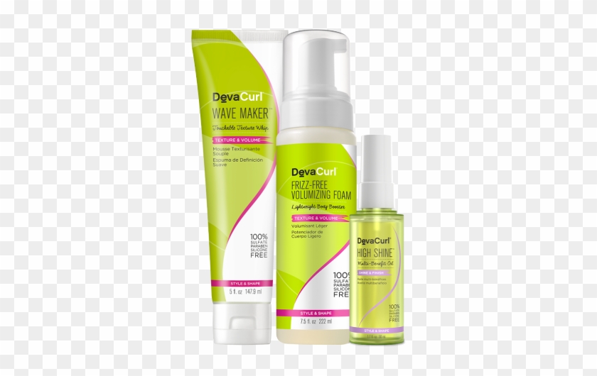 Buy Wavy Shine Trio From Devacurl, Hair Products And - Devacurl Wave Maker Clipart #2920213