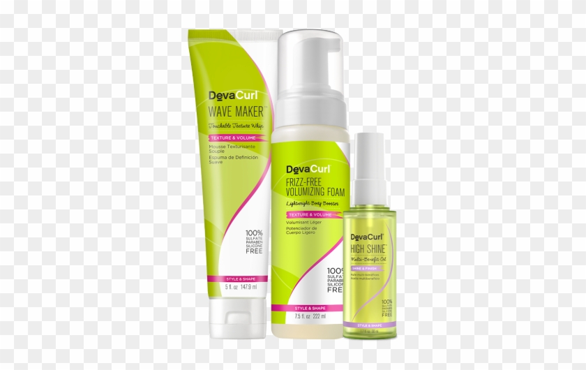 Buy Wavy Shine Trio From Devacurl, Hair Products And - Devacurl Wave Maker Clipart