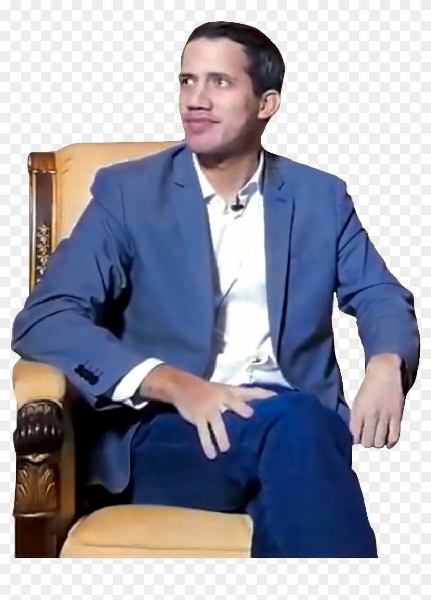 Juan Guaidó Seated - Imagenes De Maduro Png Clipart
