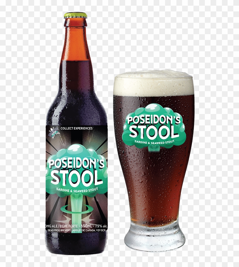 Poseidon's Stool Sardine & Seaweed Stout - Dead Frog Winter Beeracle Clipart