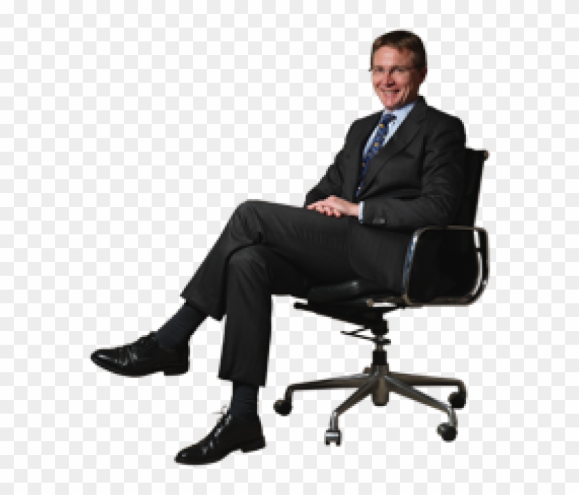 Sitting Man Png Free Download - Sitting On The Chair Png Clipart #2921156