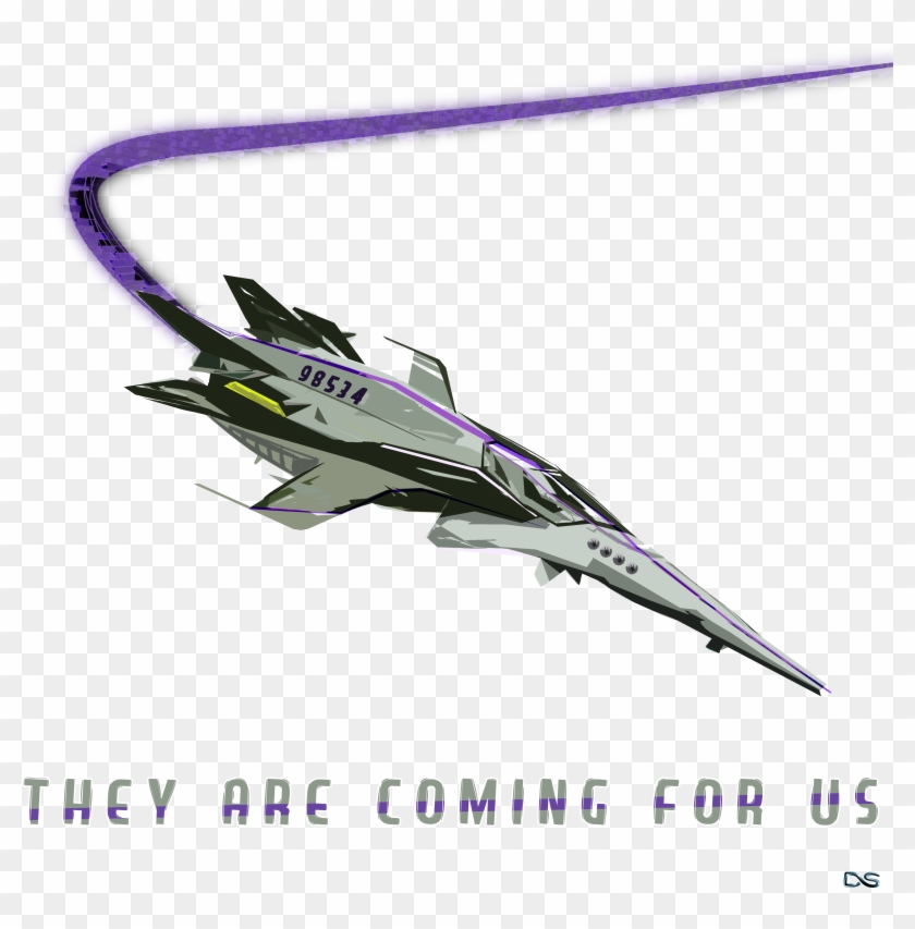 Alien Spaceship Concept Art Tee They Are Coming For - Lockheed F-104 Starfighter Clipart #2921201