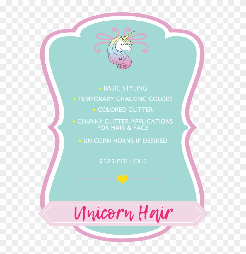 Unicorn Mane Pricing Graphic - Illustration Clipart #2921240