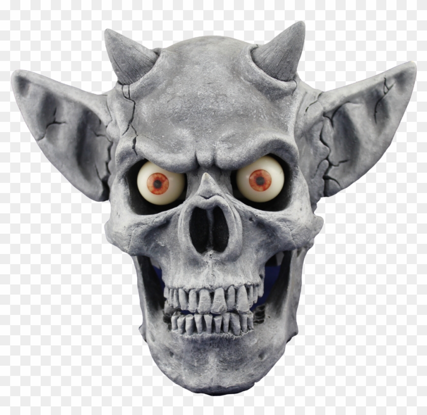Gargoyle Head - Skull Clipart