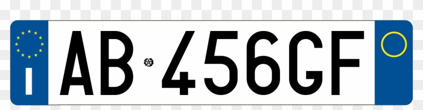 Plaque Immatriculation Png - Plaque Immatriculation Italie Clipart