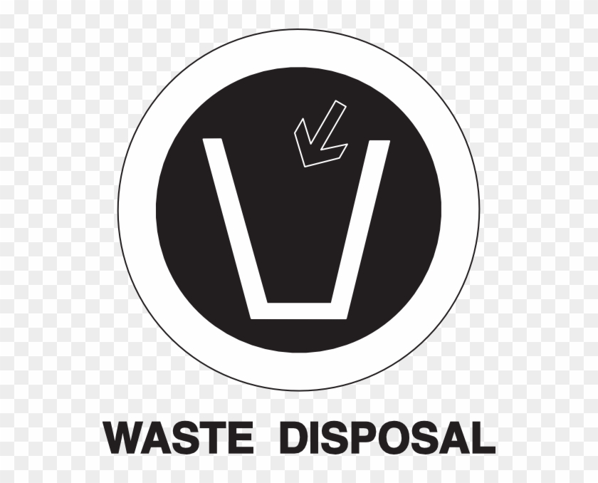 Trash Can Clipart Proper Disposal Garbage - Circle - Png Download #2921476