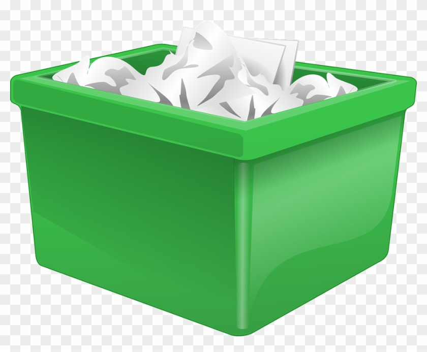 Trash Clipart Garbage Box - Recycle Bin - Png Download