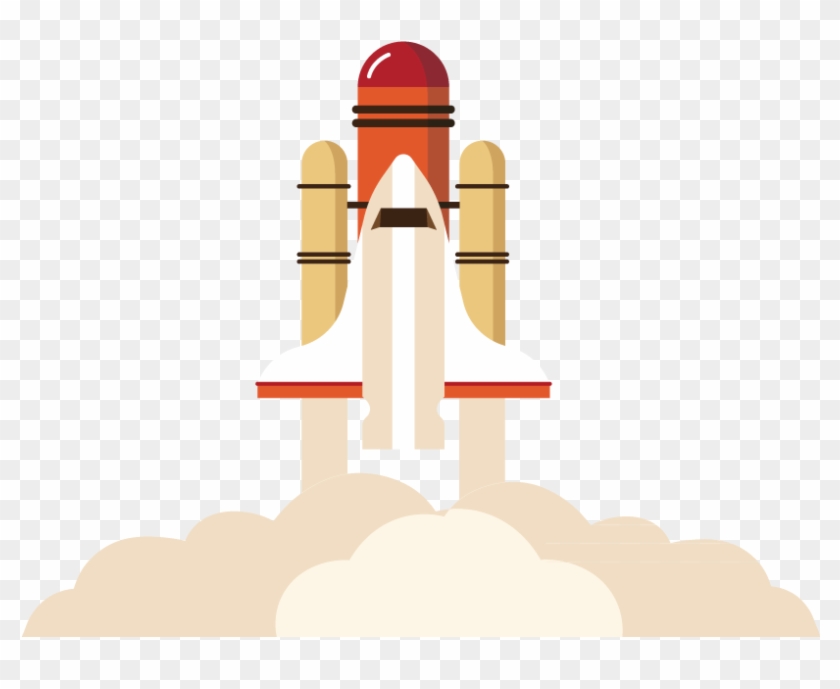 Rocket Taking Off Png - Astronaut Clipart #2922329