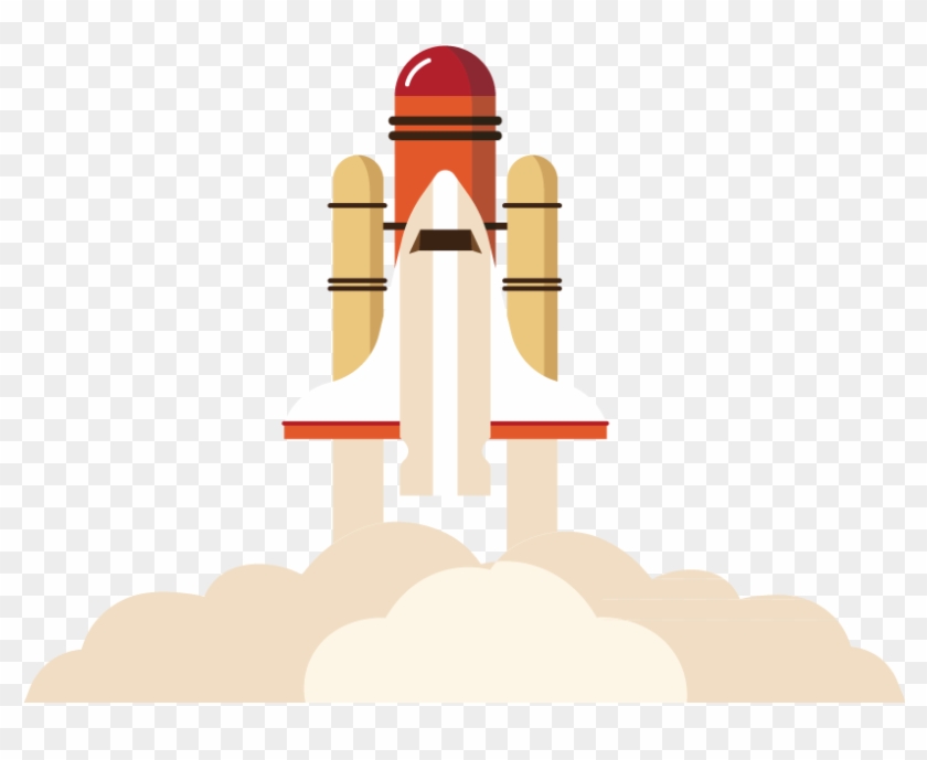 Rocket Taking Off Png - Astronaut Clipart