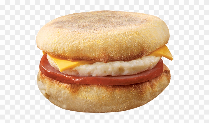 Ham, Egg, & Cheese Muffin - Fast Food Clipart