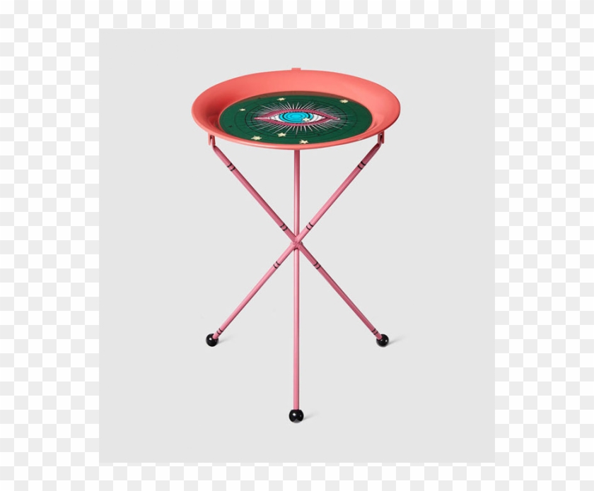 Star Eye Print Metal Folding Table Aed - Folding Table Clipart