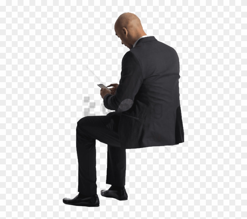 Man Sitting Back Png Clipart #2923028