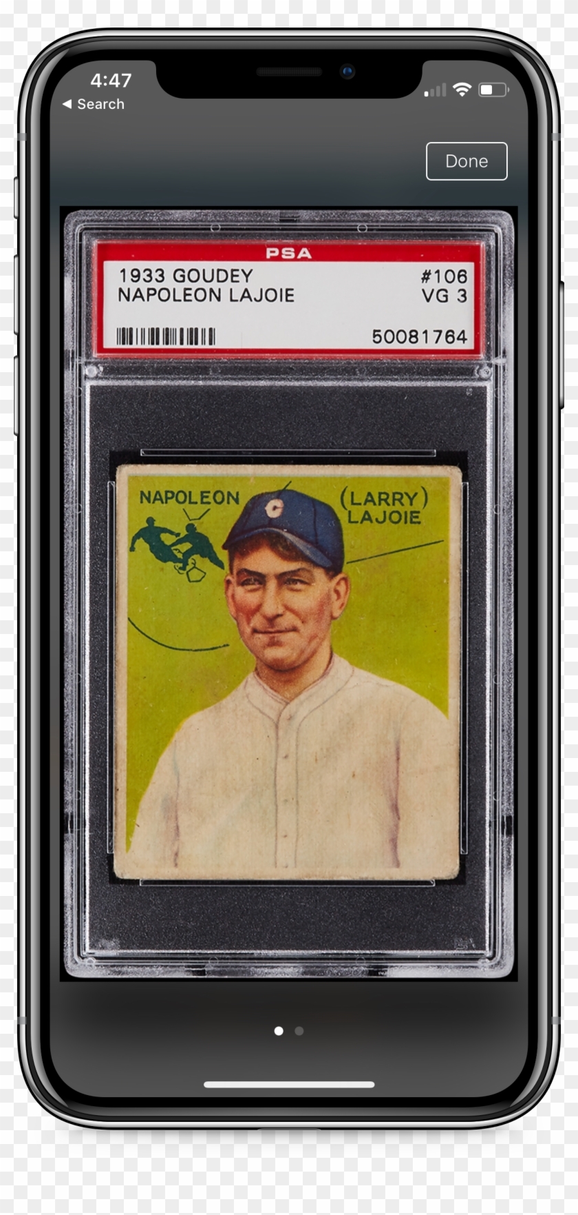 An Exceeding Scarce 1933 Goudey Nap Lajoie Is Up For - Lajoie Baseball Card Clipart #2923112
