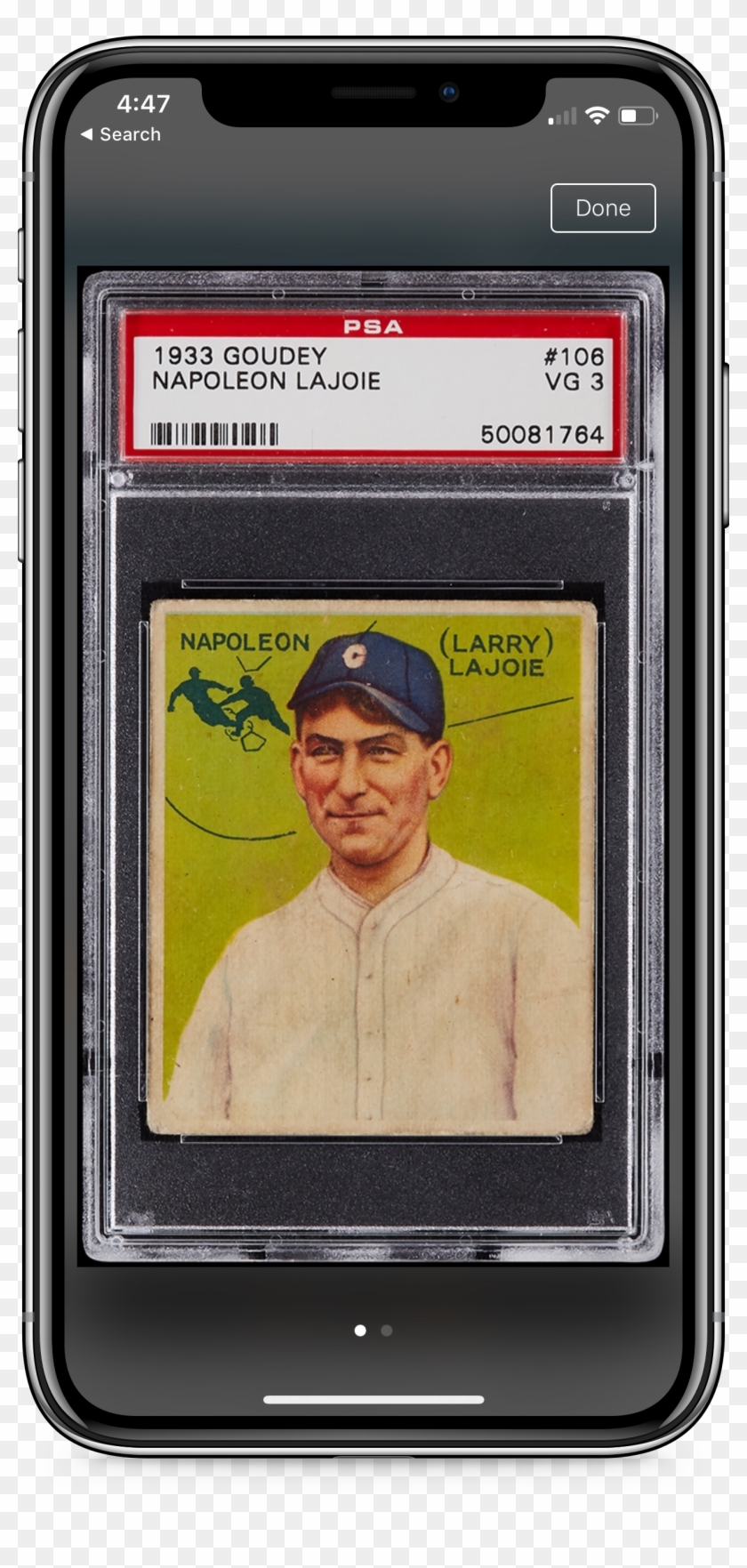 An Exceeding Scarce 1933 Goudey Nap Lajoie Is Up For - Lajoie Baseball Card Clipart