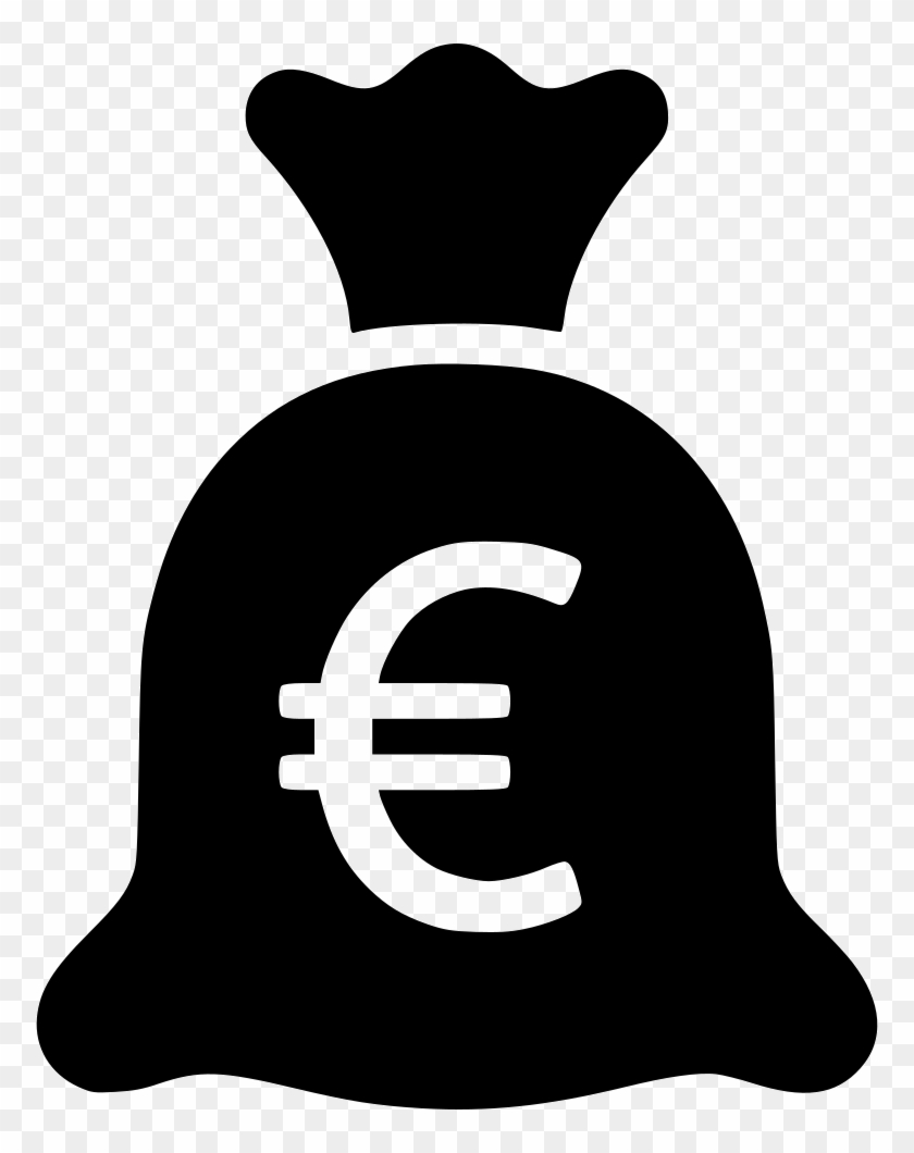 Euro Money Sack Svg Png Icon Free Download - Euro Pound Symbol Clipart #2923117