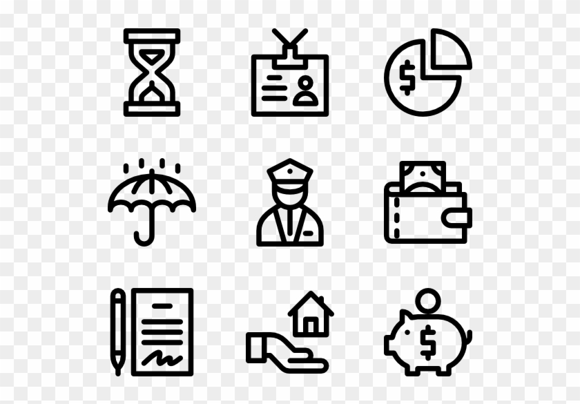 Banking - Web Design Line Icon Clipart #2923195