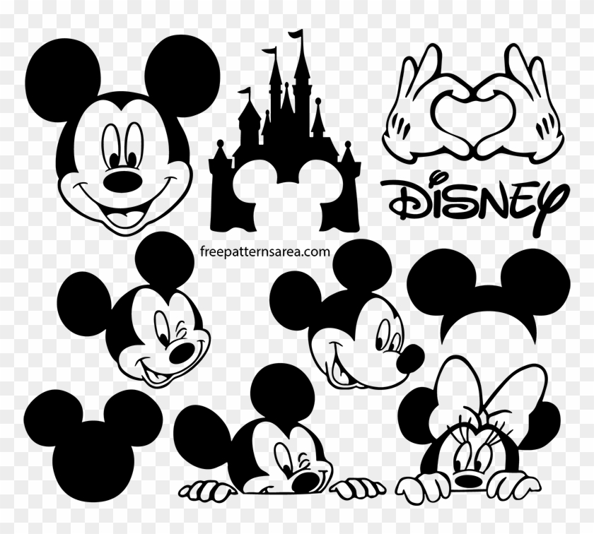 Mickey Mouse Ears Vector - Disney Instagram Highlight Cover Clipart
