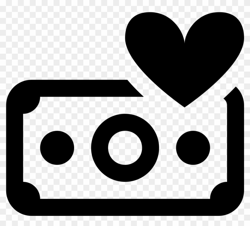 Love For Money Icon - Heart Clipart