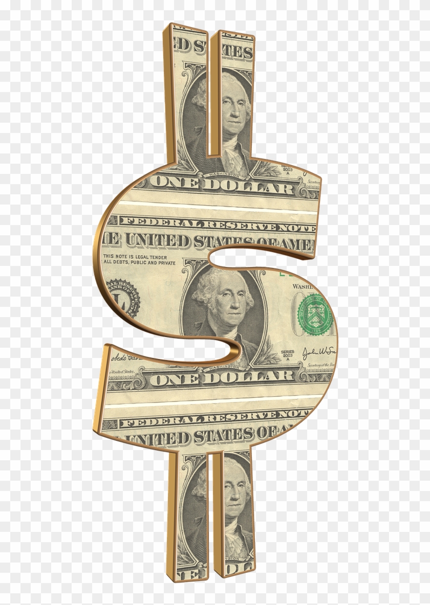 Dollar Characters Us-dollar - Dollar Bill Clipart