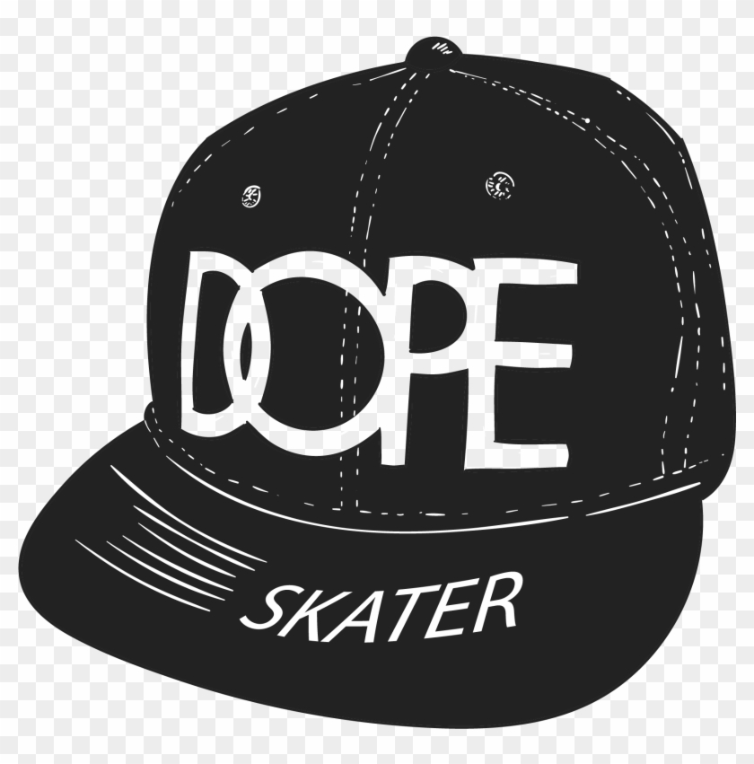 Baseball Hat New - Gorra De Skate Vector Clipart