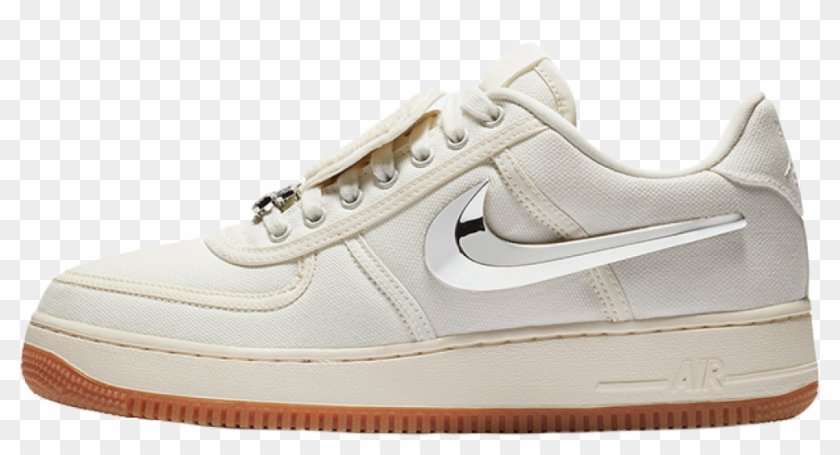 Air Force 1 Low Travis Scott Sail - Air Force Travis Scott Clipart #2923796