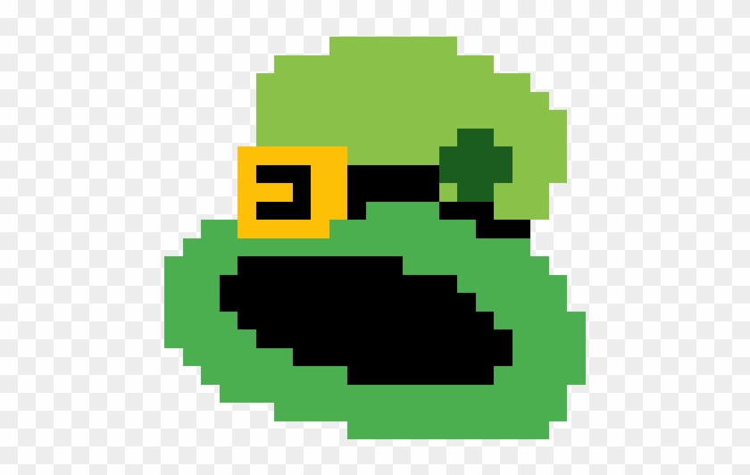 Leprechaun Hat - Deadpool Logo Pixel Art Clipart
