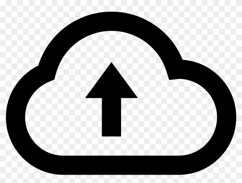 Upload To The Cloud Icon - Nube De El Tiempo Clipart #2925345
