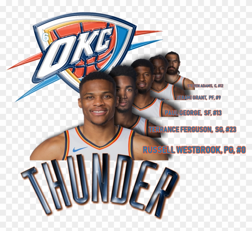 [ Img] - Oklahoma City Thunder Logo Clipart #2925493